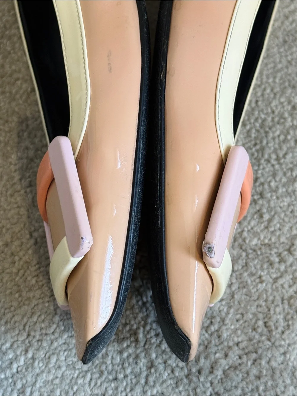 Roger Vivier Belle Vivier Patent Leather Ballerina